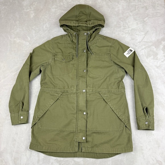 The North Face Jackets & Blazers - The North Face Military Jacket Womens Large Olive Green Ridgeside Utility Hooded